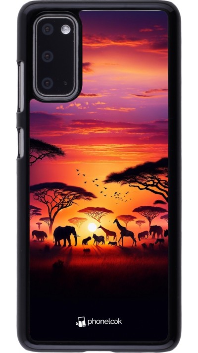 Coque Samsung Galaxy S20 - Safari sunset wildlife