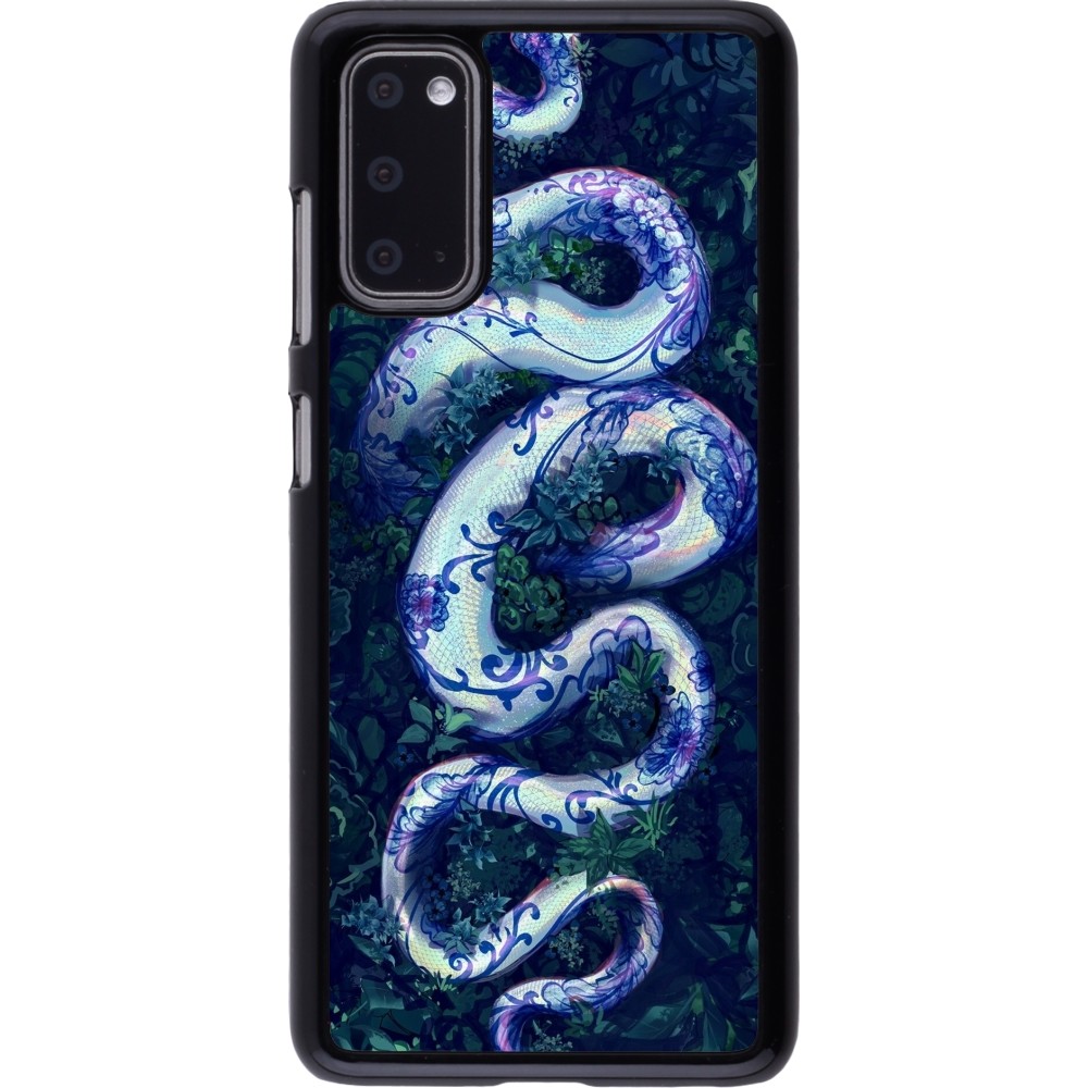 Coque Samsung Galaxy S20 - Serpent Blue Anaconda