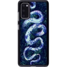 Coque Samsung Galaxy S20 - Serpent Blue Anaconda