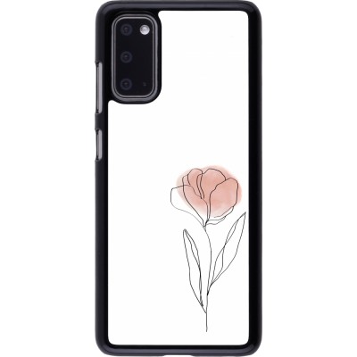 Coque Samsung Galaxy S20 - Spring 23 minimalist flower