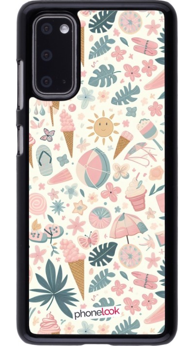 Coque Samsung Galaxy S20 - Summer Pink Pattern