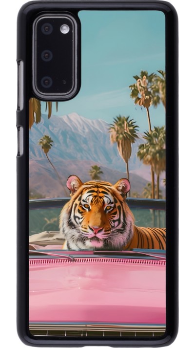 Samsung Galaxy S20 Case Hülle - Tiger Auto rosa