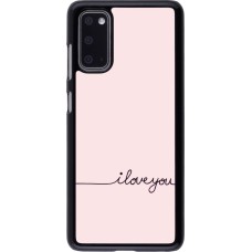 Coque Samsung Galaxy S20 - Valentine 2023 i love you writing