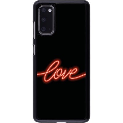 Coque Samsung Galaxy S20 - Valentine 2023 neon love