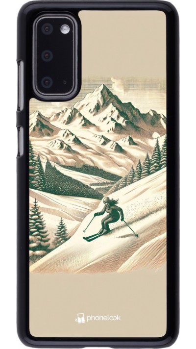 Coque Samsung Galaxy S20 - Vintage Ski Mountain