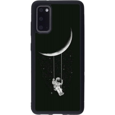 Coque Samsung Galaxy S20 - Silicone rigide noir Astro balançoire