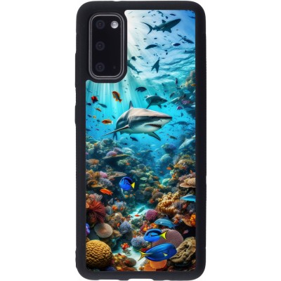 Coque Samsung Galaxy S20 - Silicone rigide noir Bora Bora Mer et Merveilles