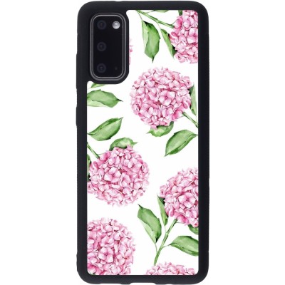 Coque Samsung Galaxy S20 - Silicone rigide noir Easter 2024 pink flowers