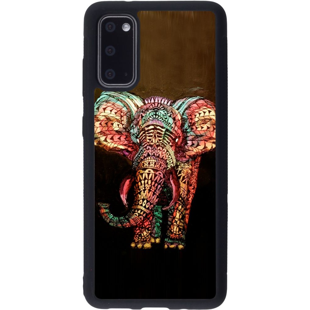 Coque Samsung Galaxy S20 - Silicone rigide noir Elephant 02