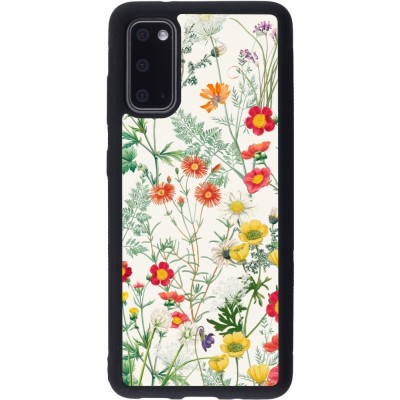 Coque Samsung Galaxy S20 - Silicone rigide noir Flora Botanical Wildlife