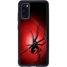 Coque Samsung Galaxy S20 - Silicone rigide noir Halloween 2023 spider black widow