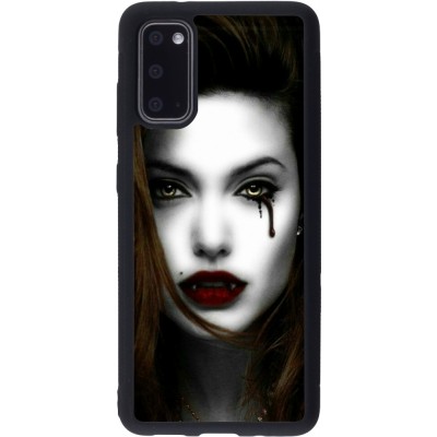 Coque Samsung Galaxy S20 - Silicone rigide noir Halloween 2023 gothic vampire