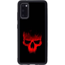 Coque Samsung Galaxy S20 - Silicone rigide noir Halloween 2023 scary skull