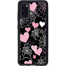 Coque Samsung Galaxy S20 - Silicone rigide noir Halloween 2024 girly