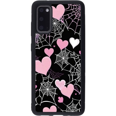 Coque Samsung Galaxy S20 - Silicone rigide noir Halloween 2024 girly