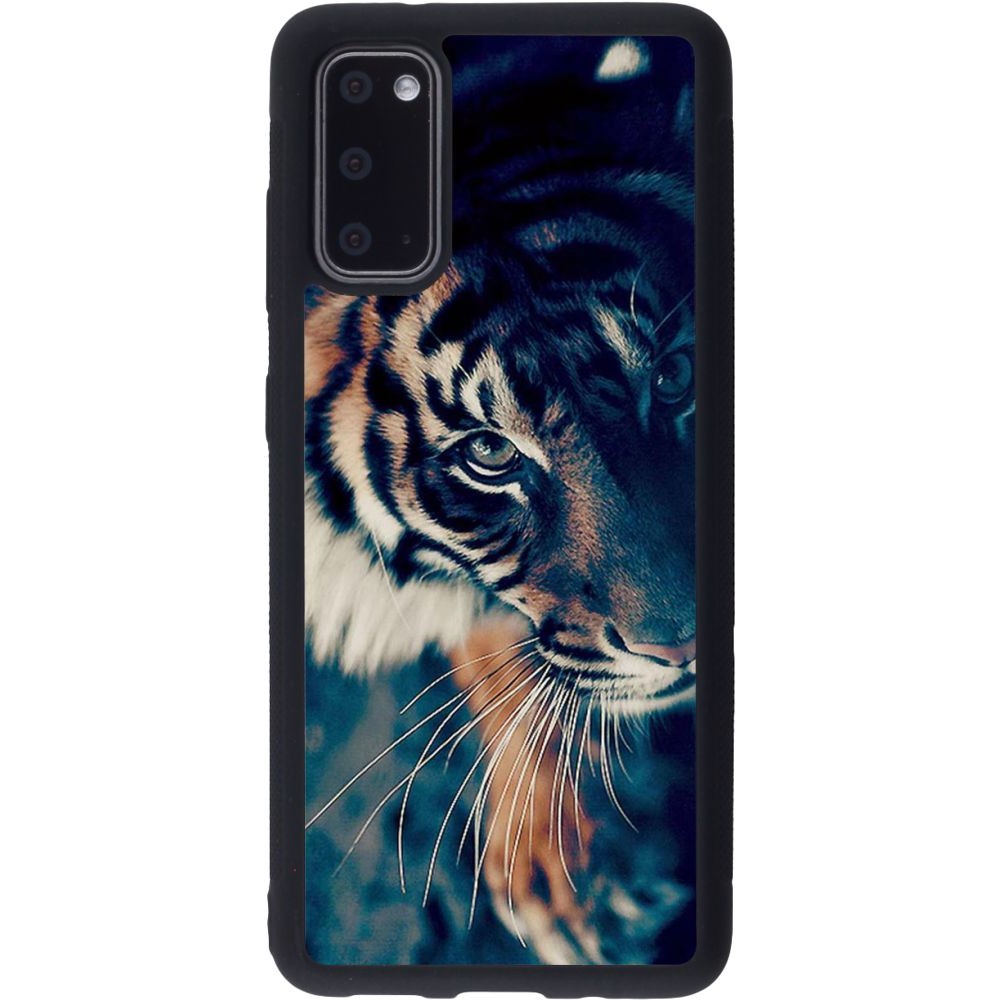 Coque Samsung Galaxy S20 - Silicone rigide noir Incredible Lion