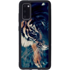 Coque Samsung Galaxy S20 - Silicone rigide noir Incredible Lion