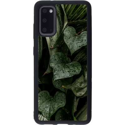 Coque Samsung Galaxy S20 - Silicone rigide noir Spring 23 fresh plants