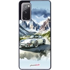 Coque Samsung Galaxy S20 FE 5G - Porsche 911 Mountain Watercolor