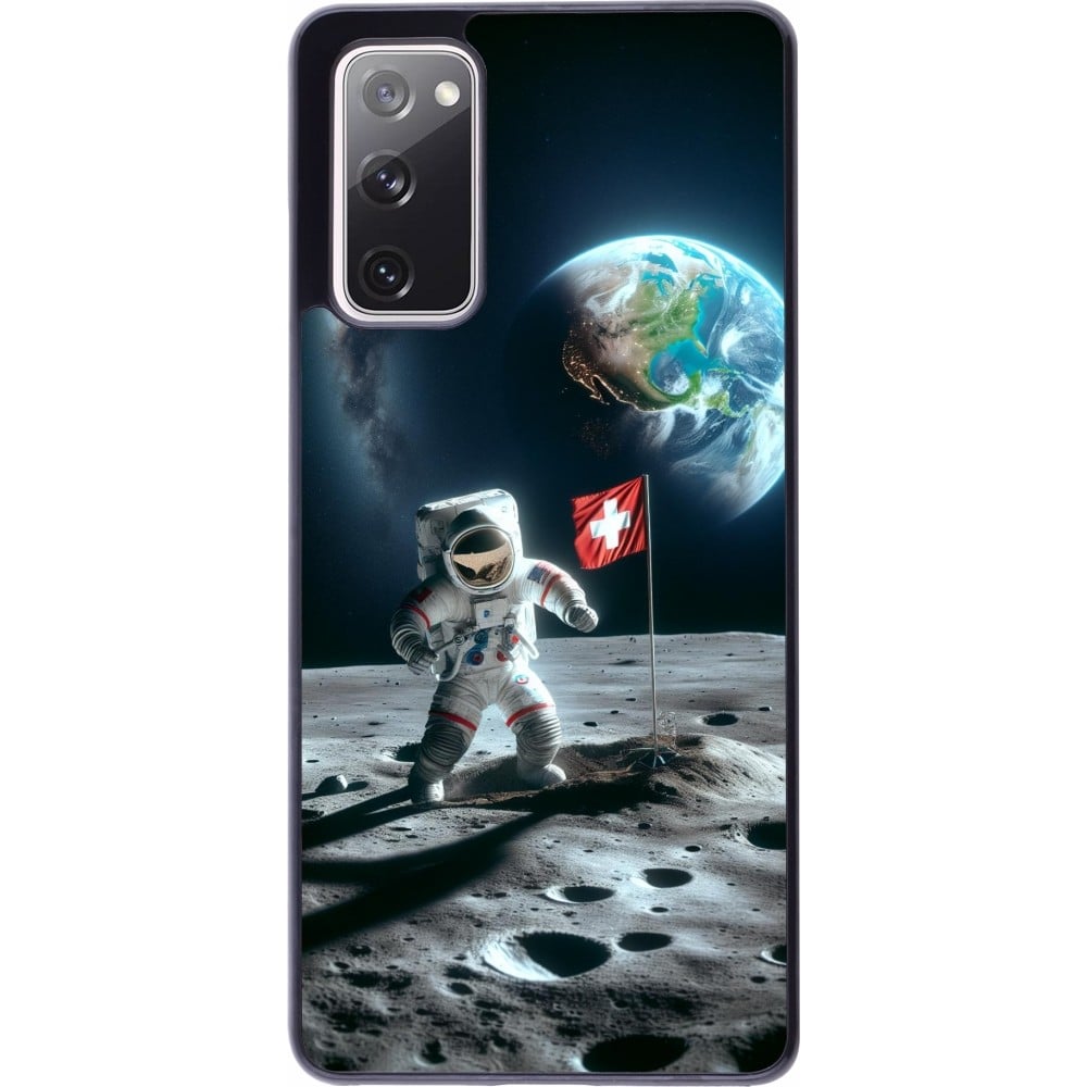 Coque Samsung Galaxy S20 FE 5G - Astro Suisse sur lune