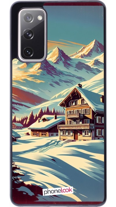 Coque Samsung Galaxy S20 FE 5G - Chalet montagne enneigée