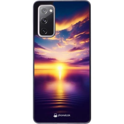 Coque Samsung Galaxy S20 FE 5G - Coucher soleil jaune violet