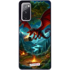 Coque Samsung Galaxy S20 FE 5G - Dragon Volant Forêt Trésor