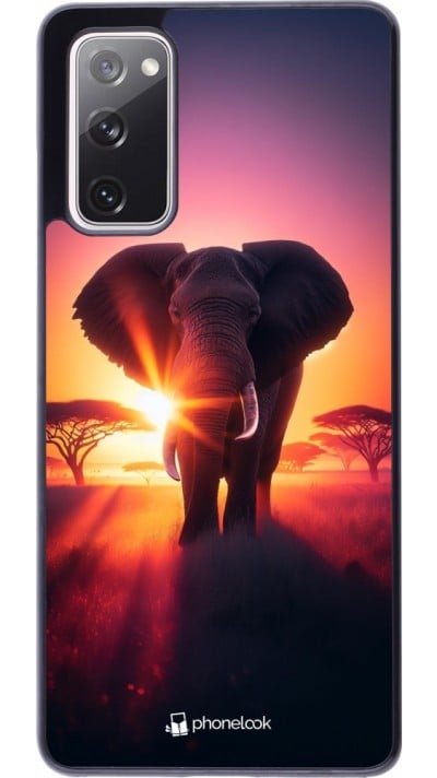 Coque Samsung Galaxy S20 FE 5G - Elephant Sunrise Beauty