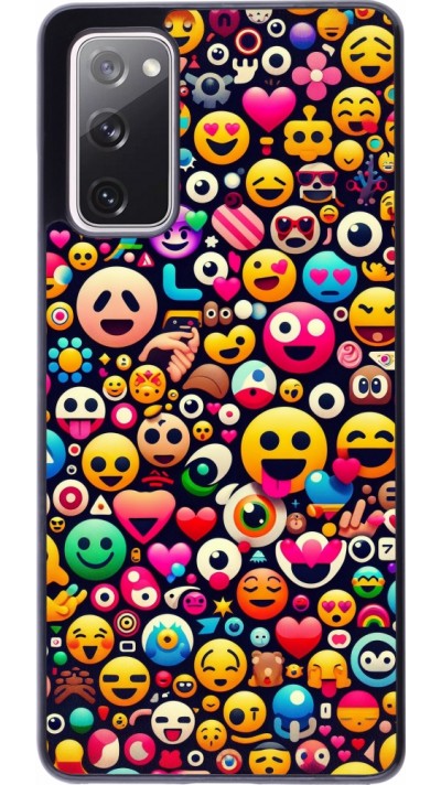 Coque Samsung Galaxy S20 FE 5G - Emoji Mix Color