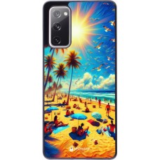 Coque Samsung Galaxy S20 FE 5G - Été Paradis Paint