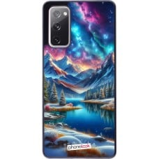 Coque Samsung Galaxy S20 FE 5G - Fantasy Mountain Lake Sky Stars