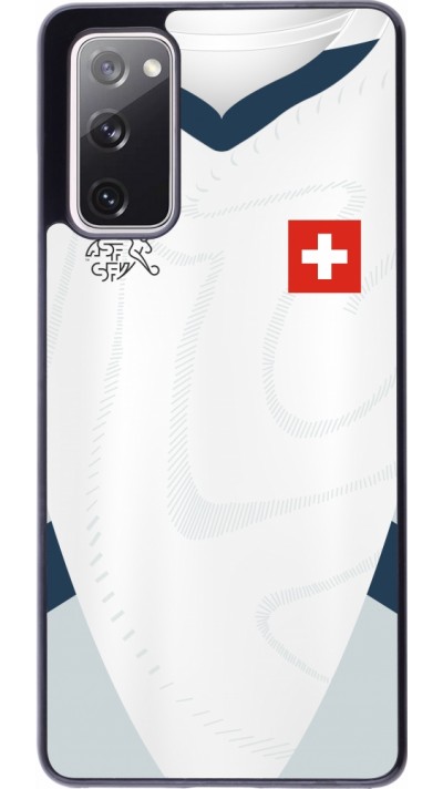 Coque Samsung Galaxy S20 FE 5G - Maillot de football Suisse Extérieur personnalisable