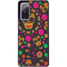 Samsung Galaxy S20 FE 5G Case Hülle - Halloween 22 colorful mexican skulls