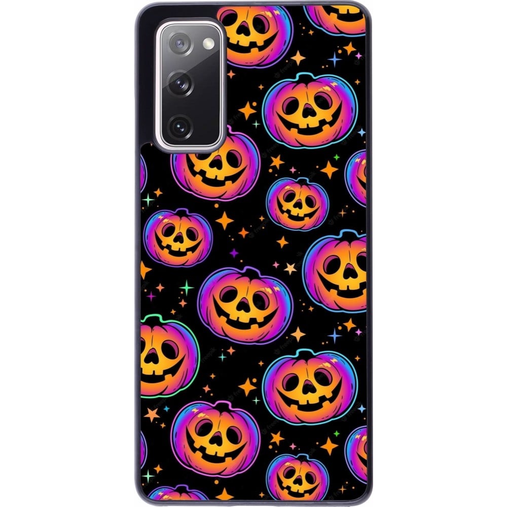 Samsung Galaxy S20 FE 5G Case Hülle - Halloween 2024 rainbow pumpkins