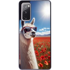 Coque Samsung Galaxy S20 FE 5G - Lama Chic en Coquelicot