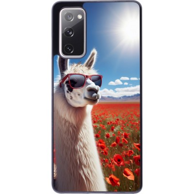 Coque Samsung Galaxy S20 FE 5G - Lama Chic en Coquelicot