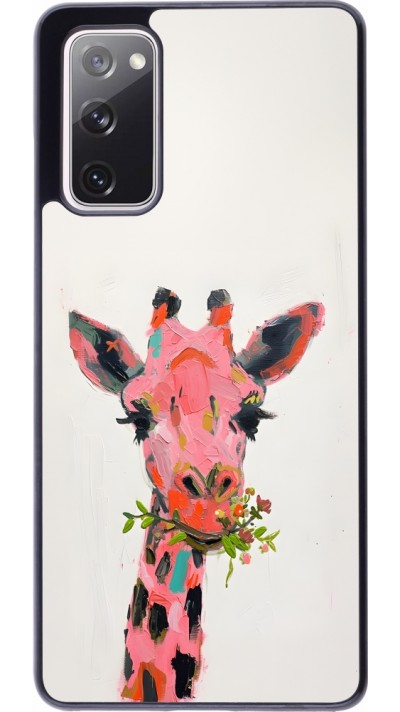 Coque Samsung Galaxy S20 FE 5G - Pink Girafe Paint