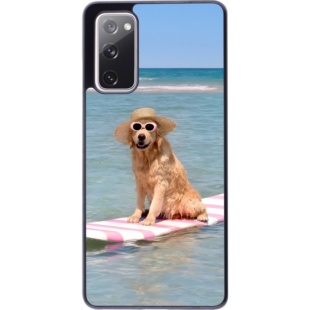 Coque Samsung Galaxy S20 FE 5G - Summer Dog on Paddle