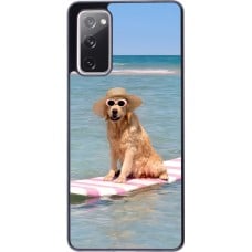 Coque Samsung Galaxy S20 FE 5G - Summer Dog on Paddle