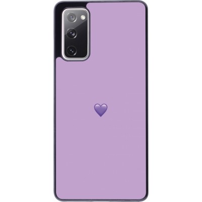 Coque Samsung Galaxy S20 FE 5G - Valentine 2023 purpule single heart