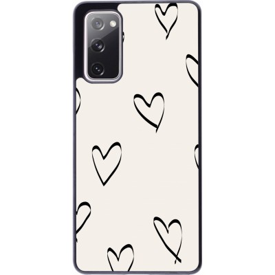 Coque Samsung Galaxy S20 FE 5G - Valentine 2023 minimalist hearts