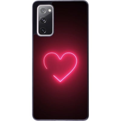 Coque Samsung Galaxy S20 FE 5G - Valentine 2023 single neon heart