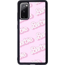 Coque Samsung Galaxy S20 FE 5G - Silicone rigide noir Barbie light pink pattern