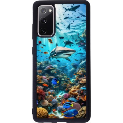 Coque Samsung Galaxy S20 FE 5G - Silicone rigide noir Bora Bora Mer et Merveilles