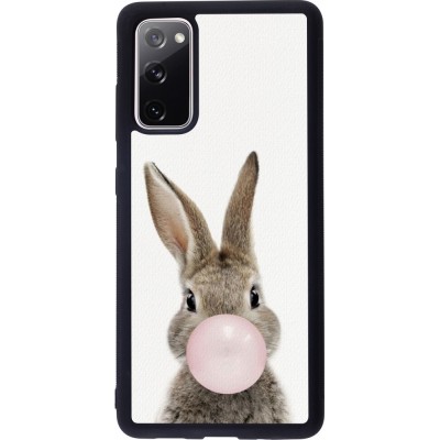 Coque Samsung Galaxy S20 FE 5G - Silicone rigide noir Easter 2023 bubble gum bunny