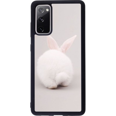 Coque Samsung Galaxy S20 FE 5G - Silicone rigide noir Easter 2024 bunny butt