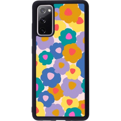 Coque Samsung Galaxy S20 FE 5G - Silicone rigide noir Easter 2024 flower power