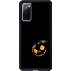 Coque Samsung Galaxy S20 FE 5G - Silicone rigide noir Halloween 2023 discreet pumpkin