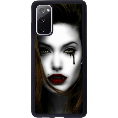 Coque Samsung Galaxy S20 FE 5G - Silicone rigide noir Halloween 2023 gothic vampire