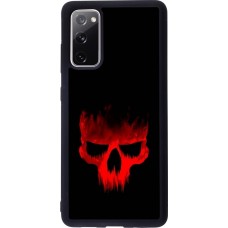 Coque Samsung Galaxy S20 FE 5G - Silicone rigide noir Halloween 2023 scary skull